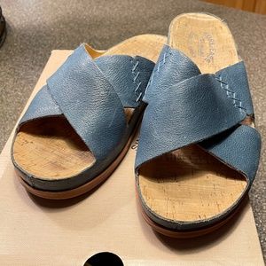 Kork-Ease Amboy sandals blue sz 9